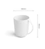 Vogue Mug 450ml Conical set of 2 Cloud