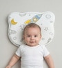 White Space Print Baby Pillow