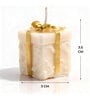 Christmas Candle Gift Design with Gift Box White Cinnamon