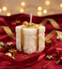 Christmas Candle Gift Design with Gift Box White Cinnamon