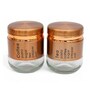 Tea And Coffee 350ml Classic Glass Airtight Containers with Lid Set of 2