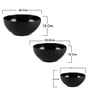 VOIDROP Melamine Air Tight Storage Bowl Set with Lids, 3 Piece Set (Stock & Seal Wooden) (1 x 550ml, 1 x 1200ml, 1 x 2200ml) Off White