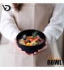 VOIDROP Melamine Air Tight Storage Bowl Set with Lids, 3 Piece Set (Stock & Seal Wooden) (1 x 550ml, 1 x 1200ml, 1 x 2200ml) Off White