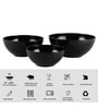 VOIDROP Melamine Air Tight Storage Bowl Set with Lids, 3 Piece Set (Stock & Seal Wooden) (1 x 550ml, 1 x 1200ml, 1 x 2200ml) Off White