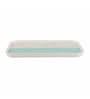 VOIDROP Melamine Serving Tray Decorative Kitchen Organizer Breakfast, Serving Tray Home D cor Serving Tray Light Green Serving Tray for Home (Blue)