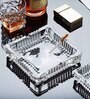 Transparent  Heavy Glass (Set of 2) Ashtray