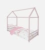 Volans Metal Kids Canopy Beds in Pink Colour