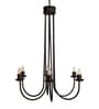 Volfin 6 Lt Glass Chandelier