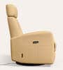 Volga Leather 1 Seater Motorized Recliner  In Cappuccino Colour With Swivel, Rocker and USB Port