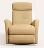 Volga Leather 1 Seater Motorized Recliner  In Cappuccino Colour With Swivel, Rocker and USB Port