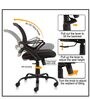 Volga Office Executive Mesh Chair in Black Colour