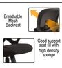 Volga Office Executive Mesh Chair in Black Colour