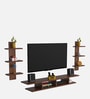 Volker TV Unit In Flowery Classic Walnut Finish For Up To 55"