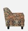 Voorst Fabric Full Back Lounge Chair In Rust Colour