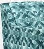 Voorst Fabric Full Back Lounge Chair In Turquoise Abstract Print