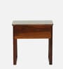 Voronezh Sheesham Wood Bedside Table in Scratch Resistant Honey Oak Finish With Drawer