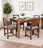 Vosges Sheesham Wood 4 Seater Dining Set In  Provincial Teak Finish