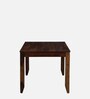 Vosges Sheesham Wood 6 Seater Dining Table In Scratch Resistant Walnut Finish