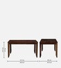 Vosges Sheesham Wood 6 Seater Dining Table In Scratch Resistant Walnut Finish