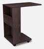 Voyager C-Shape End Table in African Oak Finish