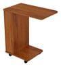 Voyager C-Shape End Table in Brazilian Walnut Finish