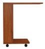 Voyager C-Shape End Table in Brazilian Walnut Finish