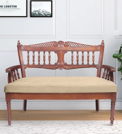 Vrono 2 Seater Bench in Charcoal Beige Colour