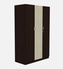 Vurv 3 Door Wardrobe In Cola Rain Colour