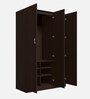 Vurv 3 Door Wardrobe In Cola Rain Colour
