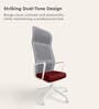 Vurv Mesh Ergonomic Chair in Milan Red Finish