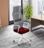 Vurv Mesh Ergonomic Chair in Milan Red Finish