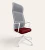 Vurv Mesh Ergonomic Chair in Milan Red Finish