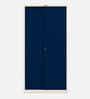 Vurv Steel 2 Door Sliding Wardrobe In Sapphire Blue Colour