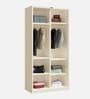 Vurv Steel 2 Door Sliding Wardrobe In Sapphire Blue Colour