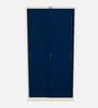 Vurv Steel 2 Door Sliding Wardrobe In Sapphire Blue Colour