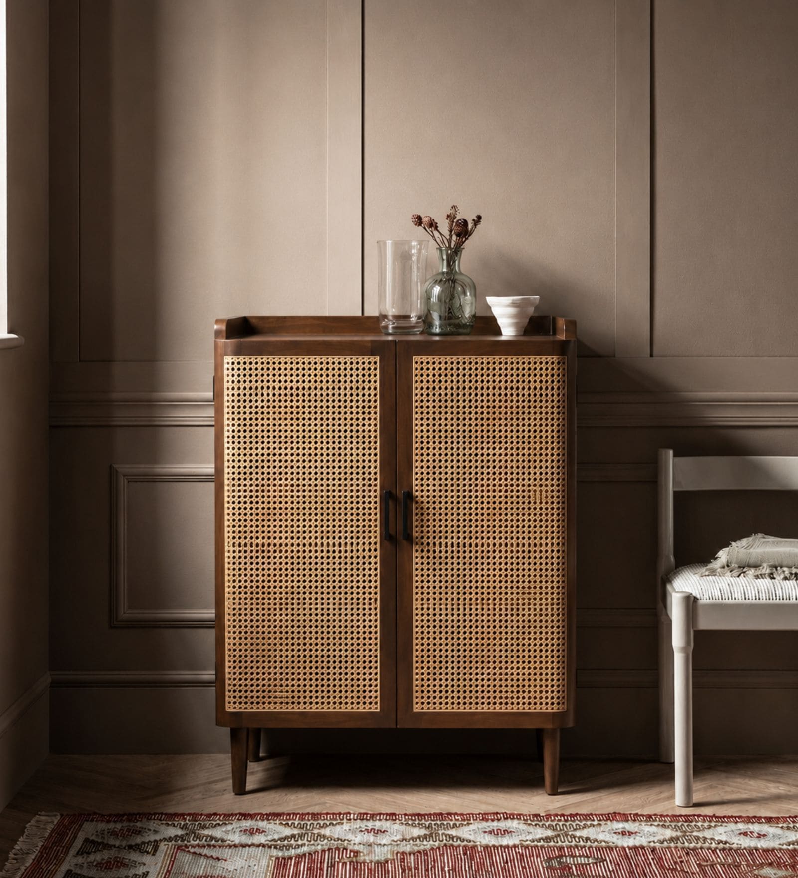 Vyut Wooden Shoe Cabinet In Chestnut Finish Vyut Wooden Shoe Cabinet In Chestnut Finish