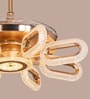 Vyn Smart Fan Gold Metal + Crystal , Google & Alexa Remote & App Control