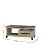Vyne Marble Top Coffee Table In Light Brown Colour
