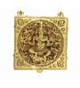 vyom shop Ganesh Golden Brass Jewelry Box