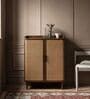 Vyut  Wooden Shoe Cabinet In Chestnut Finish