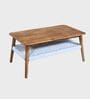 Vyut 2-Tier Centre Table In Honey Gold Finish