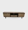 Vyut Wooden  TV Console In Chestnut Colour