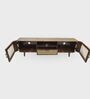 Vyut Wooden  TV Console In Chestnut Colour