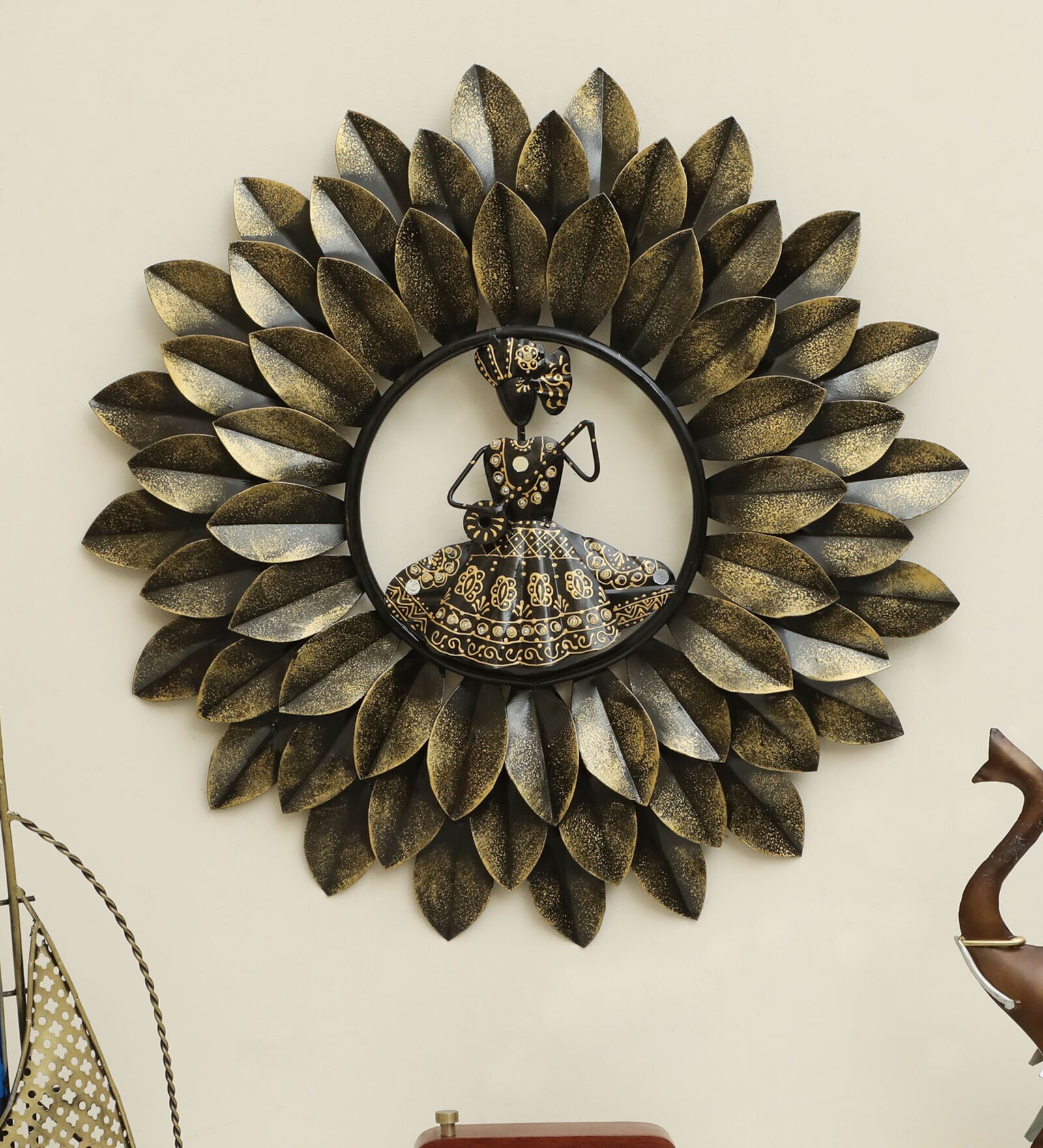 Fuji Iron Multicolour Metal Wall Art