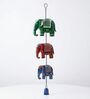 Handcrafted Royal Elephant Wall Hanging with Bells