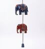 Handcrafted Royal Elephant Wall Hanging with Bell