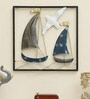 Boat Iron Multicolour Metal Wall Art
