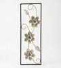Golden Blossom Metal Wall Art