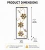 Golden Blossom Metal Wall Art
