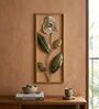 Green Leaves Metal Wall Art with